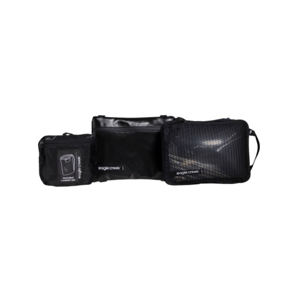 Eagle‎ Creek 3pc Pack-It Travel Organizers Black Packing Cube Set Lightweight
